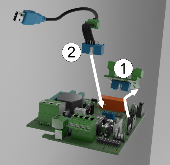 Fjern kortet for å koble til PowerWatch.