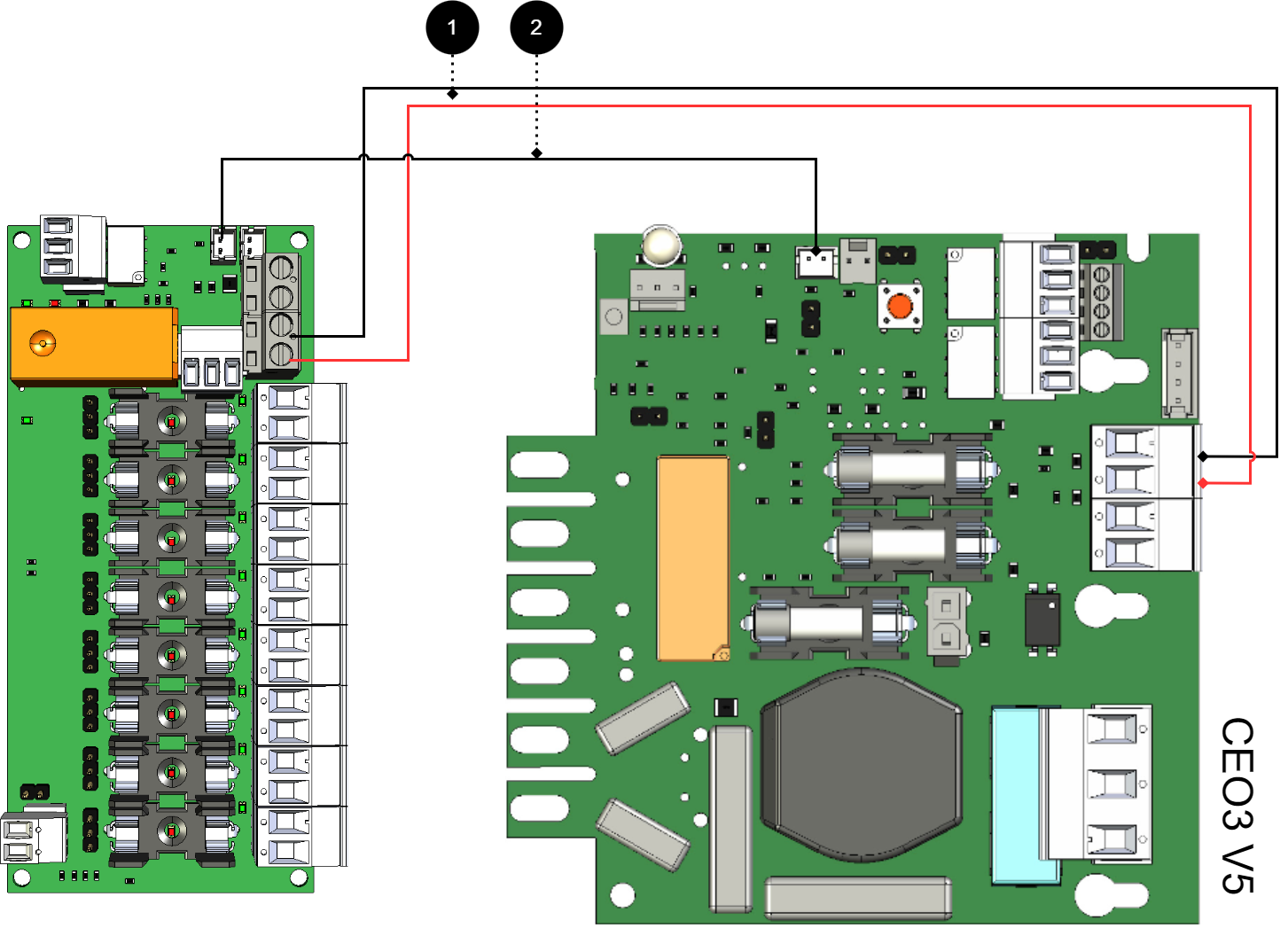 Liitä kortti kuvan osoittamalla tavalla.