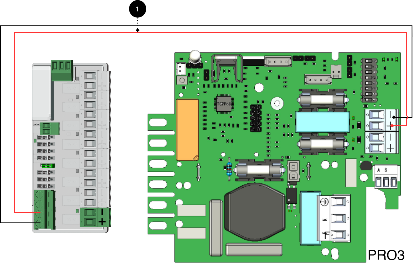 Liitä kortti kuvan osoittamalla tavalla.