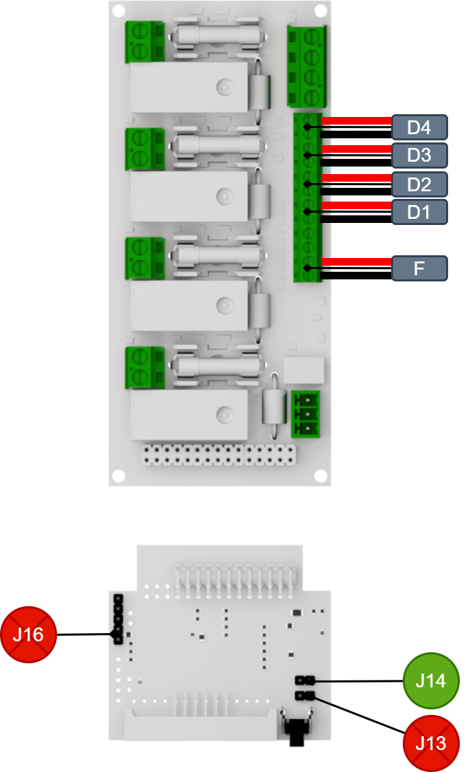 Negative logic individual control