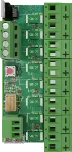 Bild på avsäkringsrkort: 8 Output module PTC