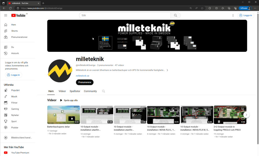 Milleteknik - Yt